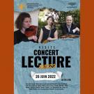 Affiche pour le concert du trio Arezzo, le dimanche 26 juin au MDSM