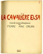 Manuscrit du roman "La Cavalière Elsa"