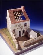 Maquette d’une maison de Cocherel
