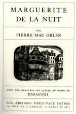 Marguerite de la Nuit, Couverture par Daragnès