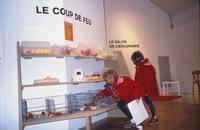 Un jeu dans une exposition temporaire du musée