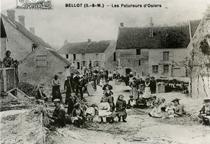 Les pelureurs d'osier à Bellot
