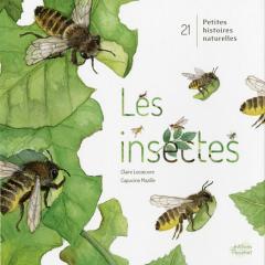 Couverture du livre "Les insectes", illustrée d'abeilles et d'autres insectes