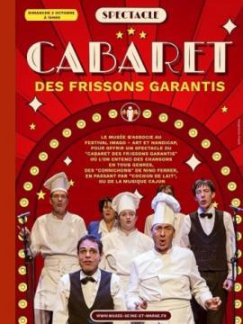 Affiche pour le spectacle "Cabaret des Frissons garantis