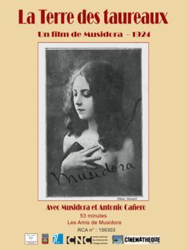 Affiche du film de Musdora "La Terre des Taureaux"