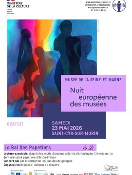 Affiche officielle de la Nuit européenne des Musées