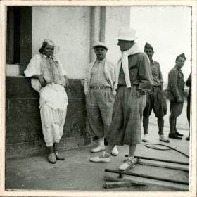 Tournage de La Bandera de Julien Duvivier 