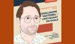 Affiche pour la conférence de Guillaume Huitorel