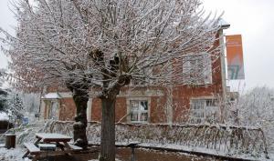 Le musée de la Seine-et-Marne sous la neige