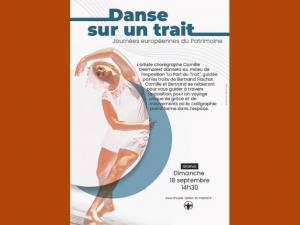 Affiche pour le spectacle de dans de Camille Desmaret à l'occasion des Journées Européennes du Patrimoine au Musée de la Seine-et-Marne