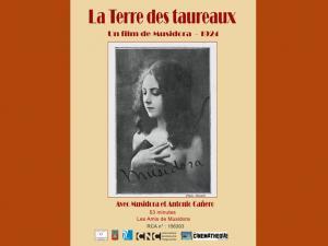 Affiche du film de Musdora "La Terre des Taureaux"