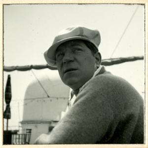 Jean Gabin sur le tournage de La Bandera