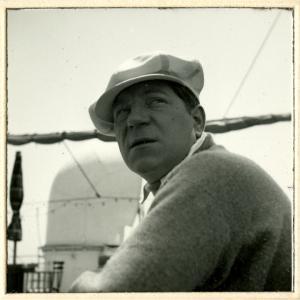 Jean Gabin sur le tournage de La Bandera 