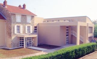 e musée de la Seine-et-Marne à la fin des travaux de transformation, vu de la cour