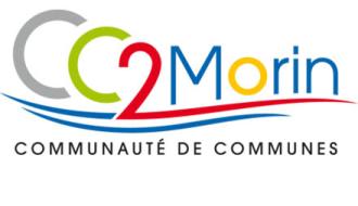 Logo en couleurs de la Communauté de Communes des 2 Morin