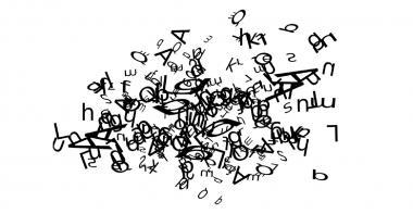Visuel composé de lettres imbriquées