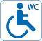 Pictogramme handicap moteur / WC
