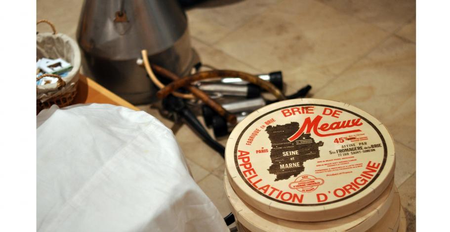 matériel pédagogique pour l'atelier fromage de Brie